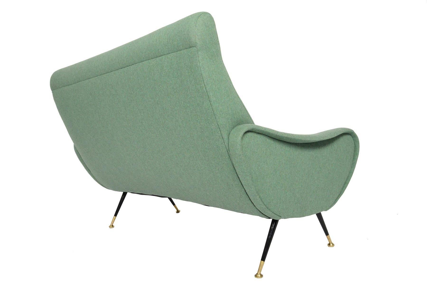 20th Century Italian Modern Loveseat in the Style of Marco Zanuso