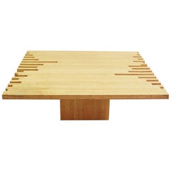 Italienischer moderner niedriger italienischer Tisch von Giovanni Michelucci - 1960