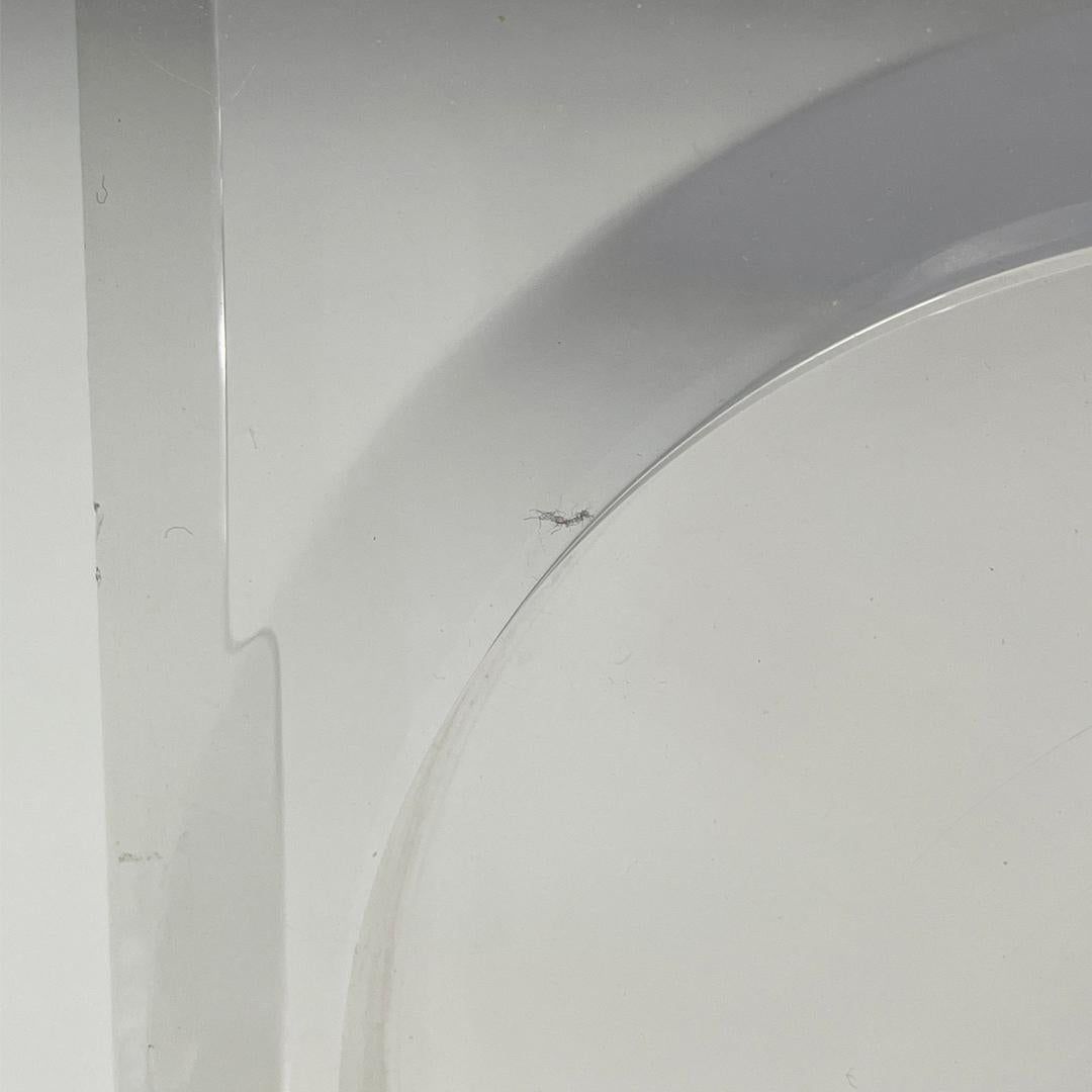 Italian modern lucite frame for Guzzini, 1970s in vendita 5
