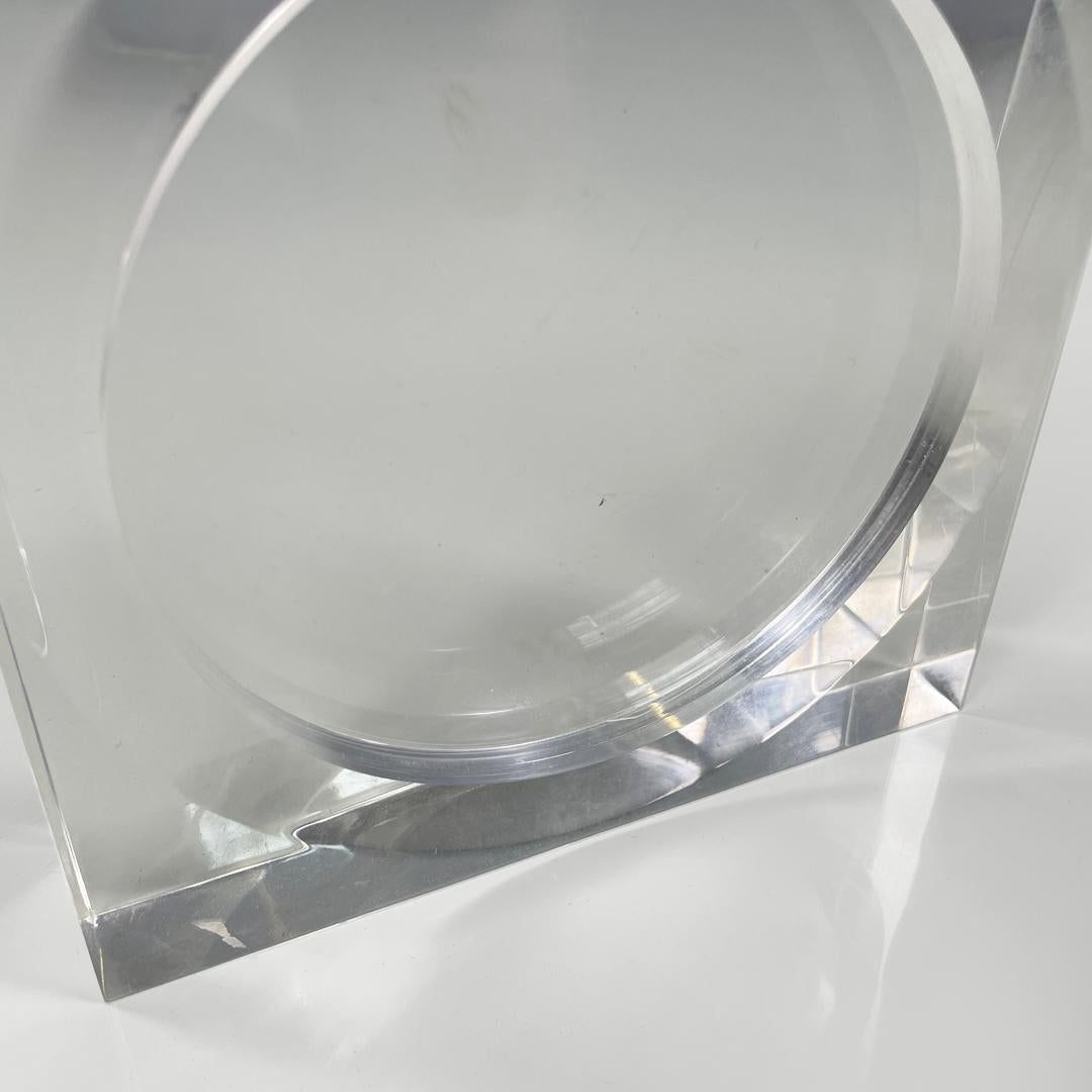 Italian modern lucite frame for Guzzini, 1970s in vendita 6
