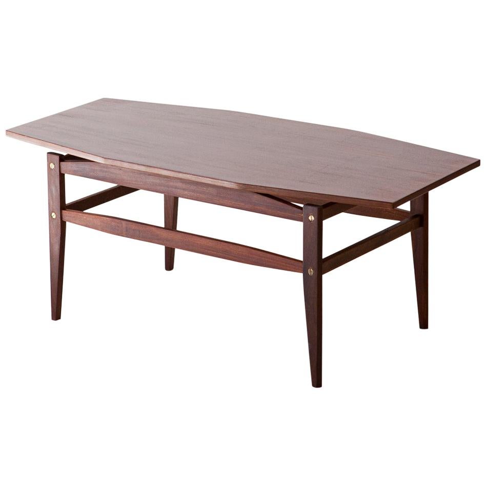 Italian Wood Coffee Table For Sale at 1stDibs