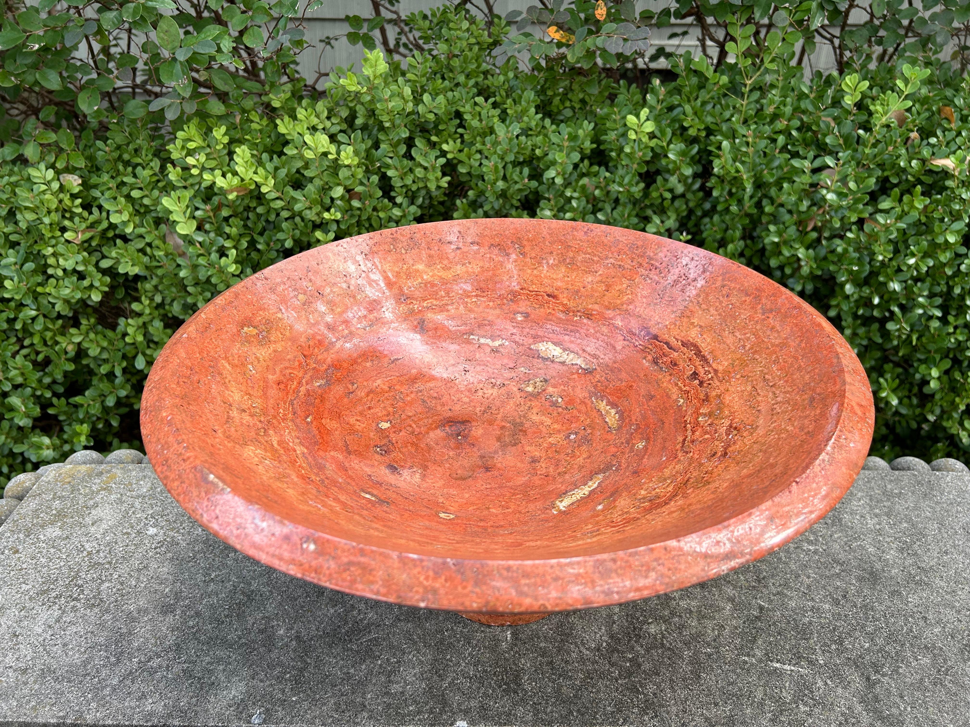 Moderne italienische Schale aus 17 Zoll Marmor von Sergio Asti (Postmoderne)