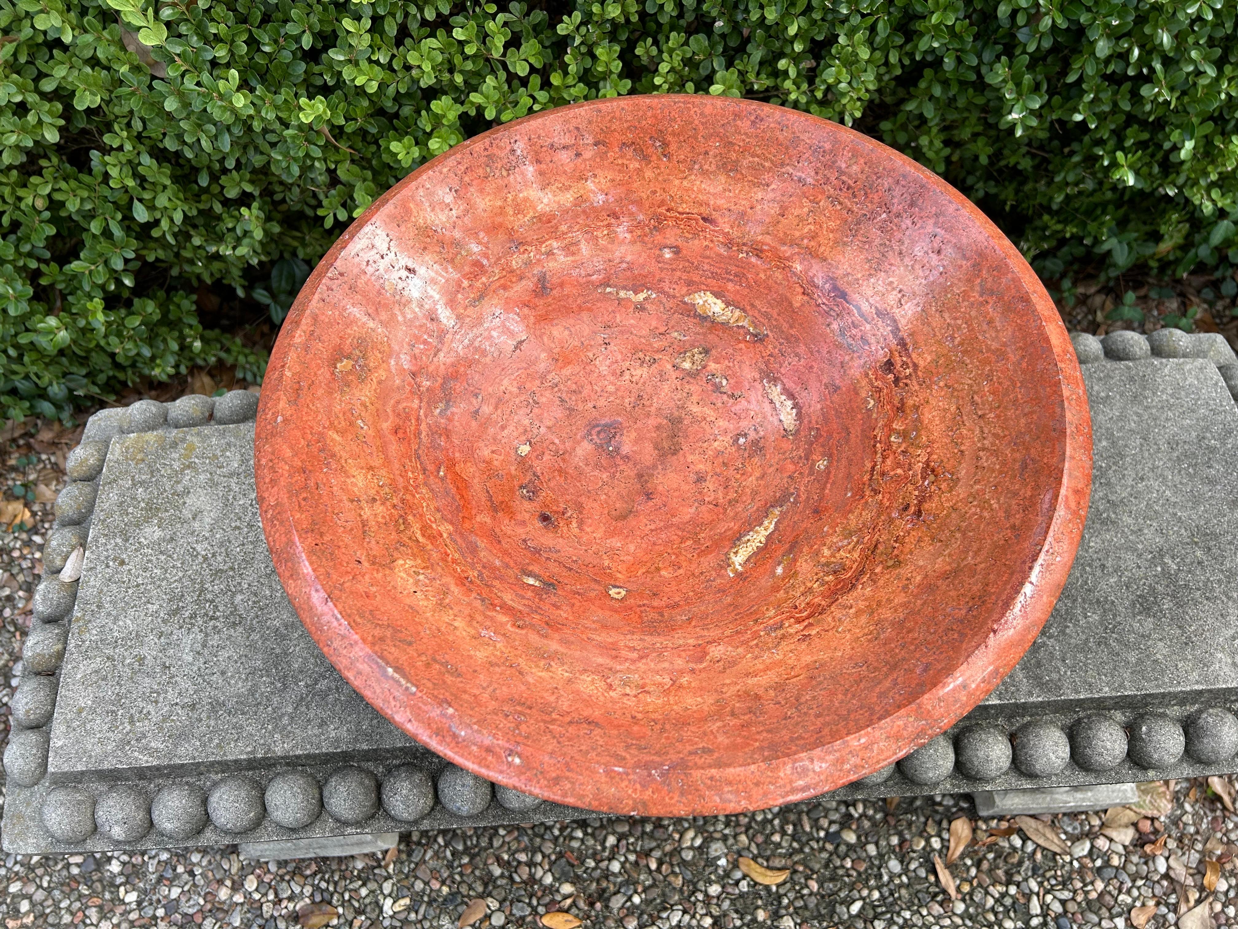 Moderne italienische Schale aus 17 Zoll Marmor von Sergio Asti 3