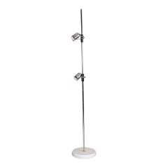 Lampada da terra moderna in marmo, metallo e plastica Fois, Reggiani Illuminazione 1970