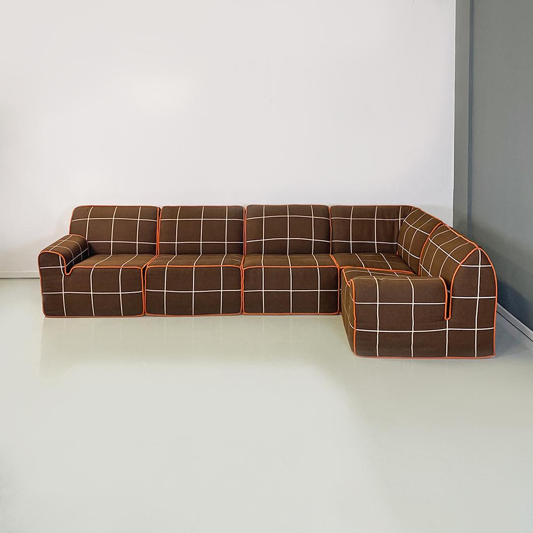 Late 20th Century Italian Modern Me Too Modular Sofa by De Pas D'urbino Lomazzi for Bonacina 1973 For Sale