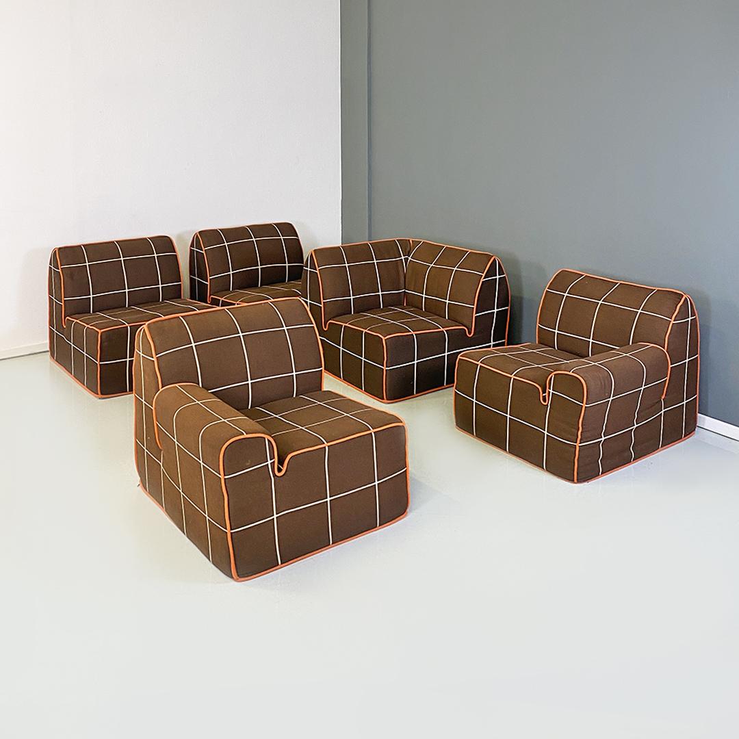Italienisches modernes, modulares Sofa „Me too“ von De Pas D'Urbino Lomazzi für Bonacina, 1973 (Ende des 20. Jahrhunderts) im Angebot