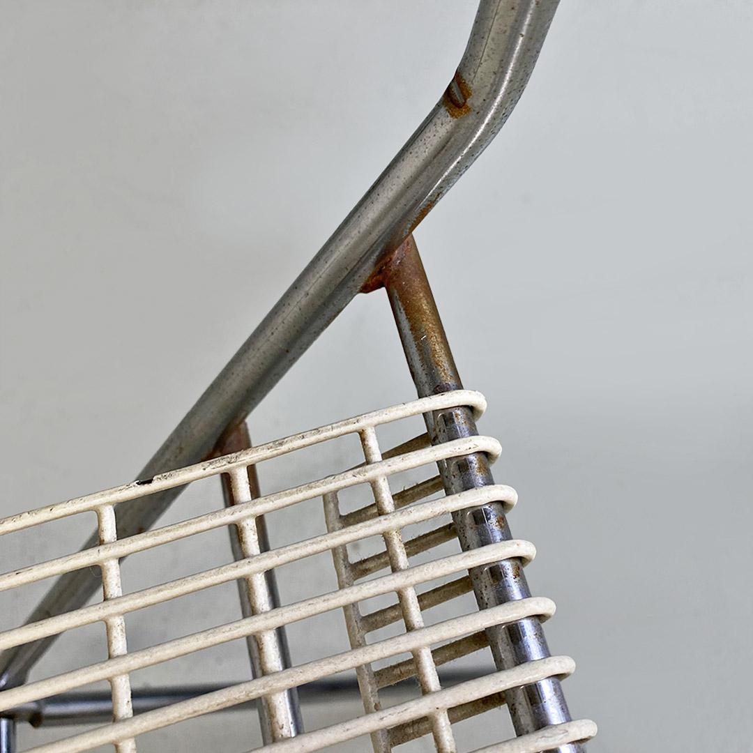 Italian modern metal adjustable chairs by De Marco & Rebolini for Robots, 1970s For Sale 4