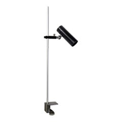 Moderne italienische Schreibtischlampe aus Metall und verchromtem Stahl, Gino Sarfatti für Arteluce, 1970