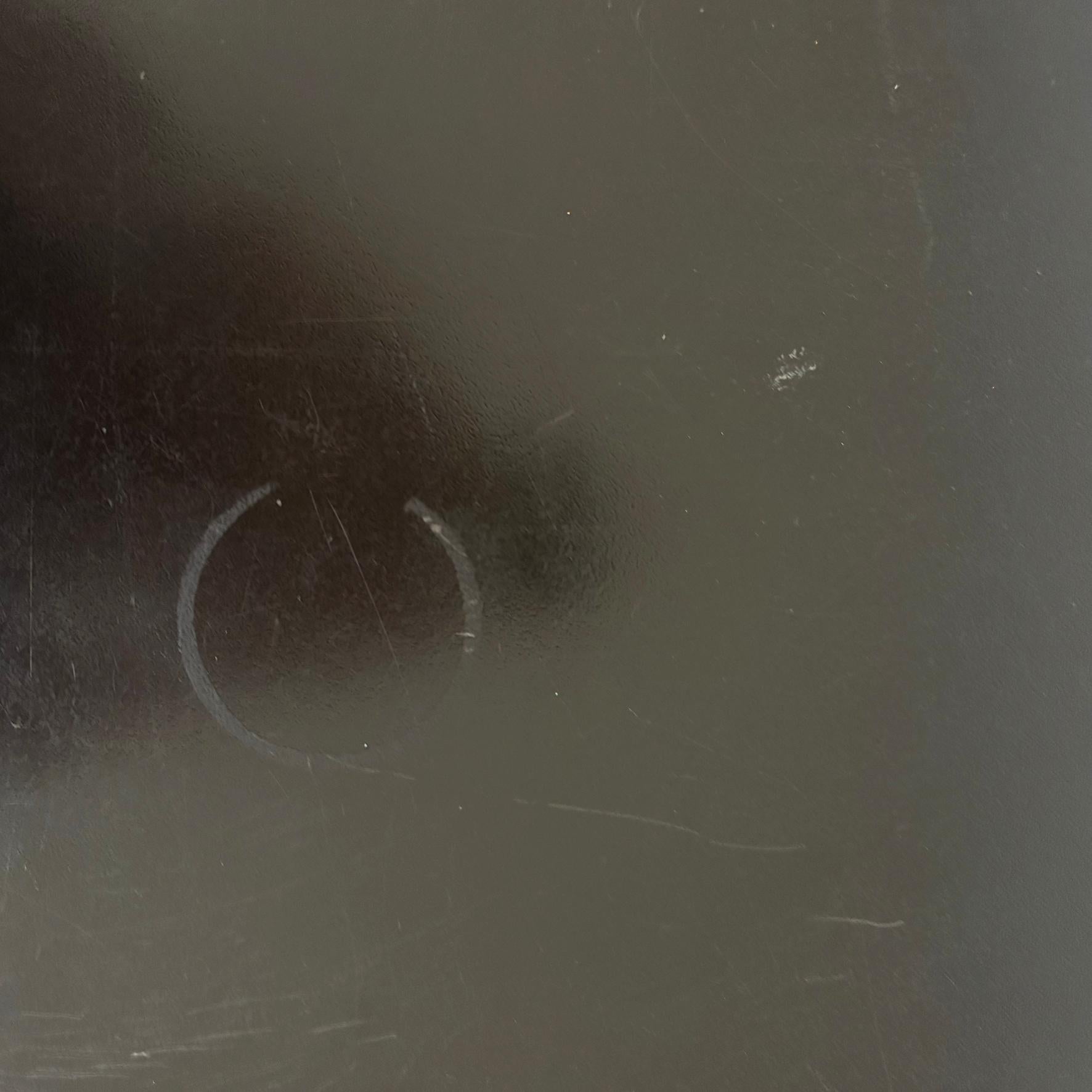 Escritorio moderno italiano de metal y plástico marrón oscuro para 2 INN, años 70 en venta 7