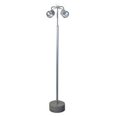 Italian Modern Metal and Marble Stadium Floor Lamp, Wettstein for Pallucco, 1990