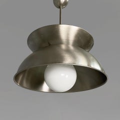 Italian modern metal chandelier Cetra by Vico Magistretti for Artemide, 1970s
