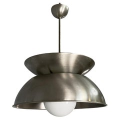 Italian modern metal chandelier Cetra by Vico Magistretti for Artemide, 1970s