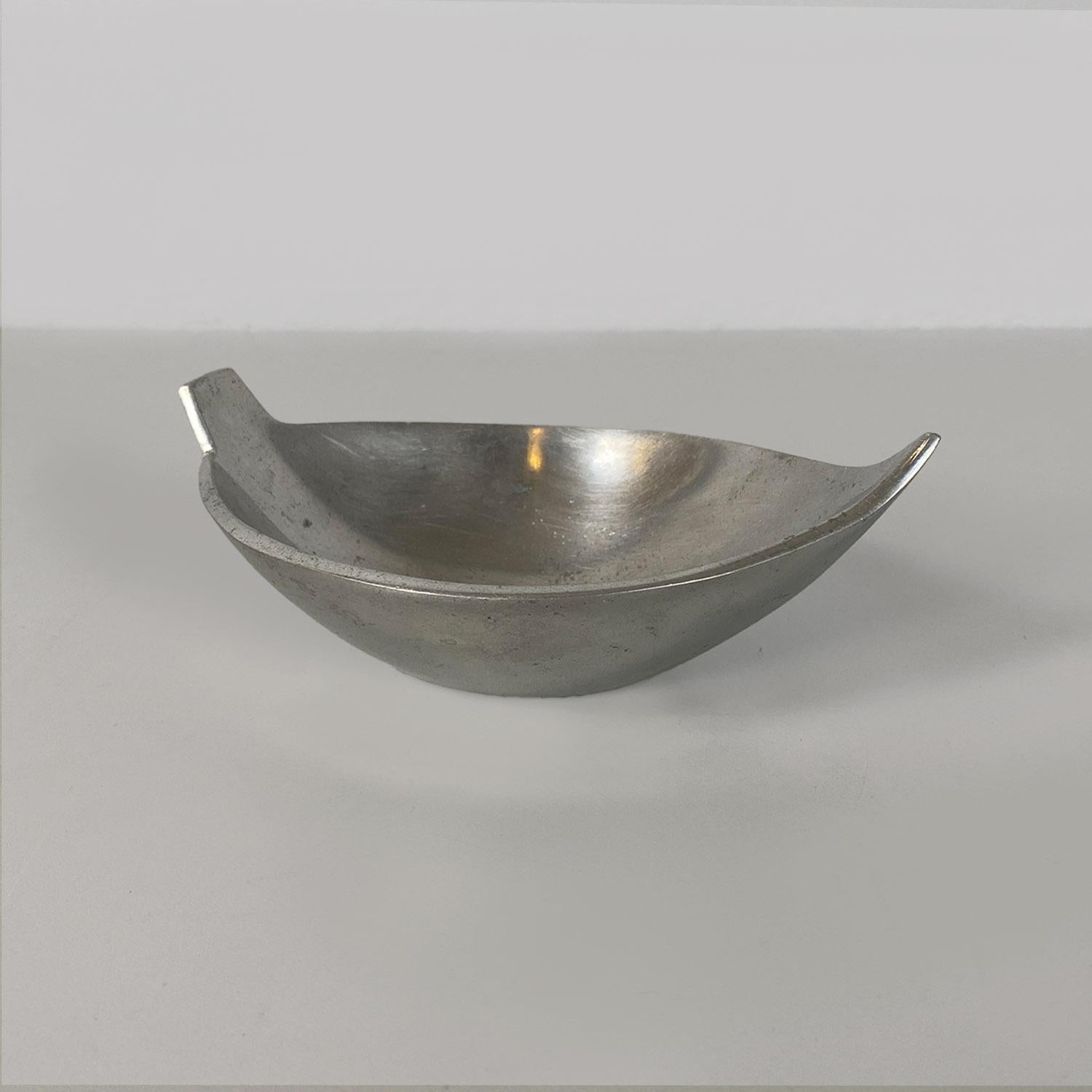 Late 20th Century Italian modern metal irregular bowl or container cup by La Rinascente, 1990s For Sale