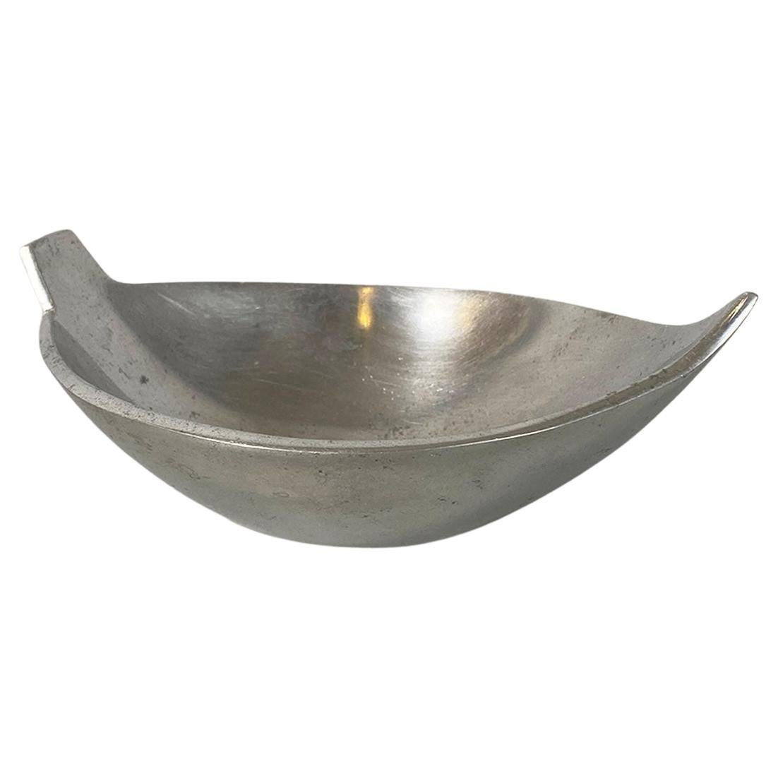 Italian modern metal irregular bowl or container cup by La Rinascente, 1990s