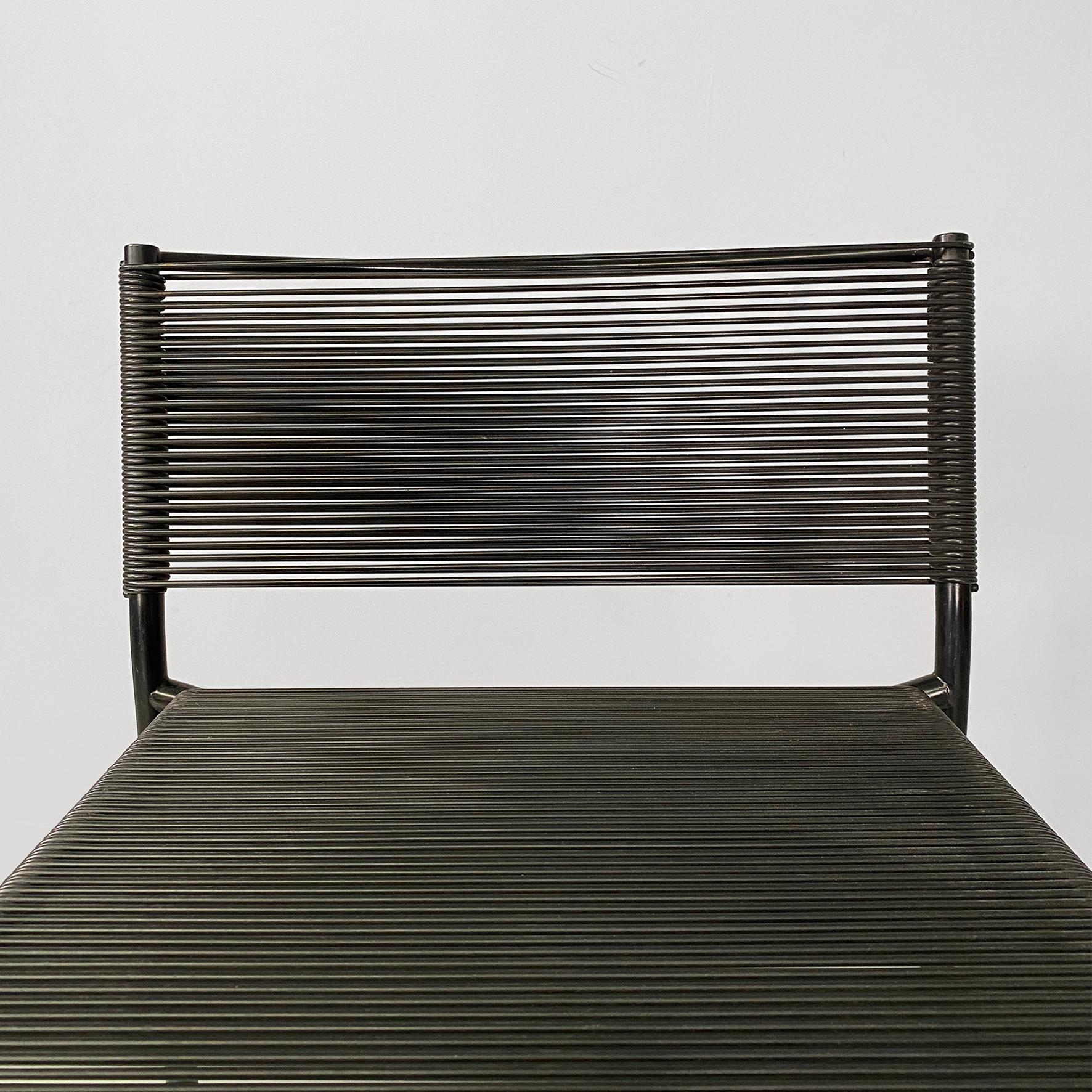 Tabouret moderne italien en métal et plastique Spaghetti Giandomenico Belotti pour Alias 1979 en vente 6
