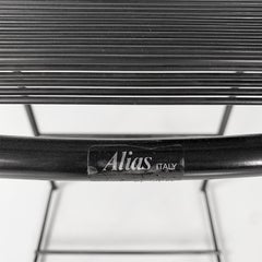 Italienische moderne Metall Kunststoff Spaghetti Hocker Giandomenico Belotti für Alias 1979