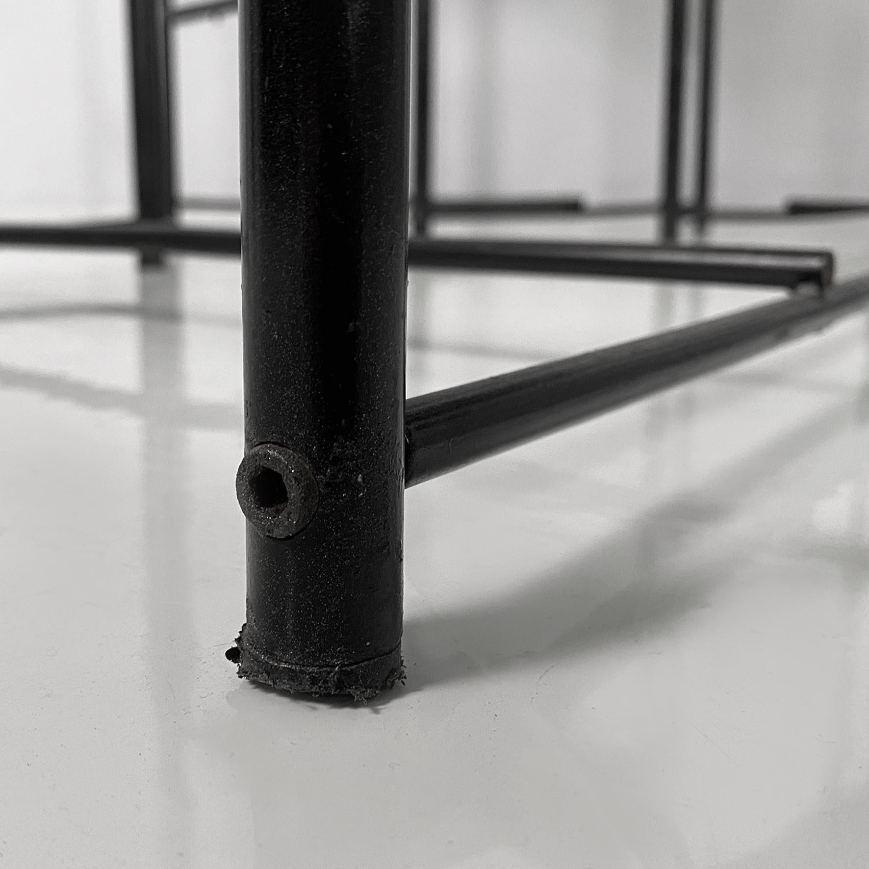 Moderne Tabouret moderne italien en métal et plastique Spaghetti Giandomenico Belotti pour Alias 1979 en vente