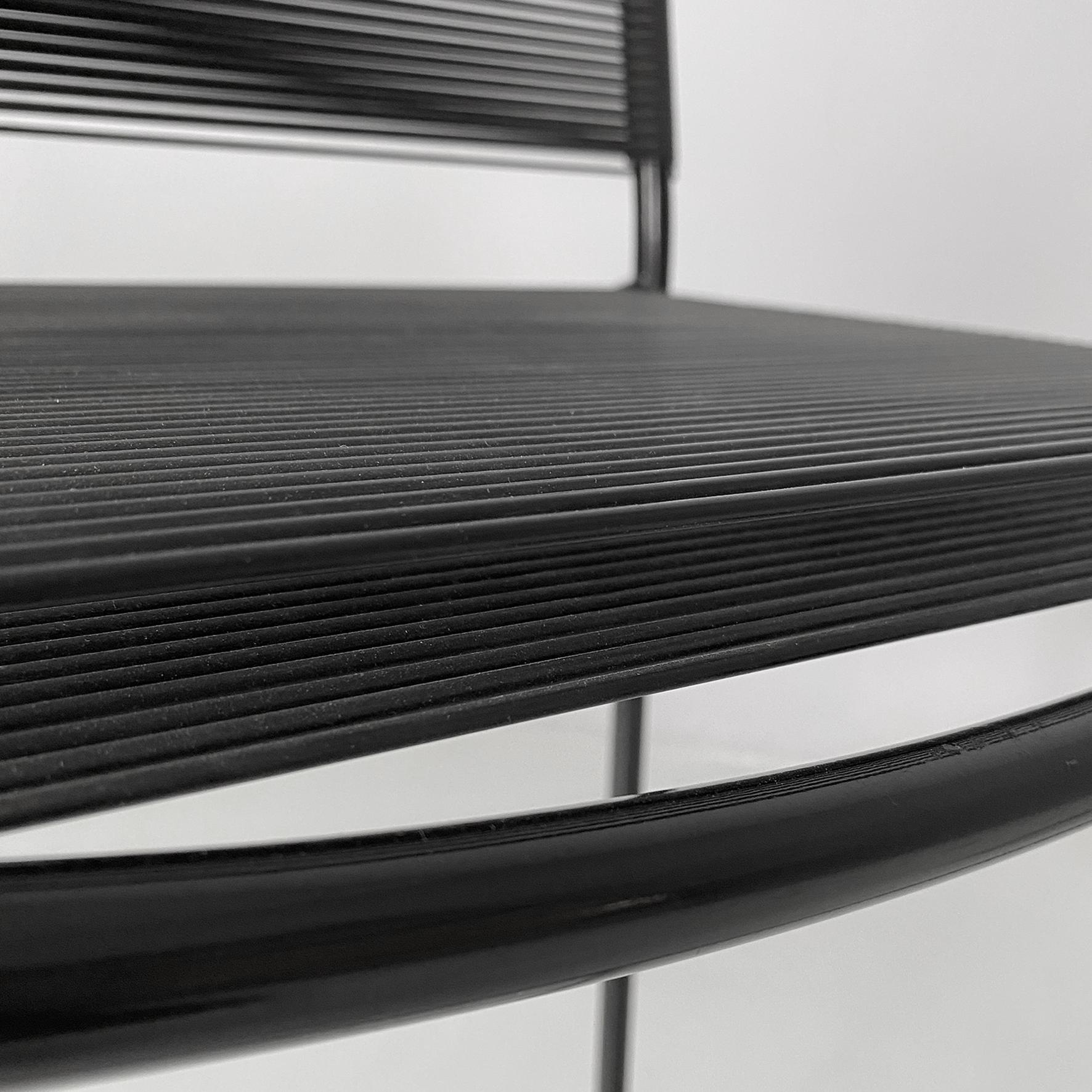 Tabouret moderne italien en métal et plastique Spaghetti Giandomenico Belotti pour Alias 1979 en vente 2
