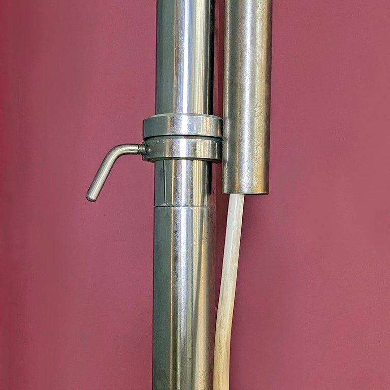 Italian Modern Metal Telescopical Arc Lamp by Pirro Cuniberti for Sirrah, 1970s For Sale 9