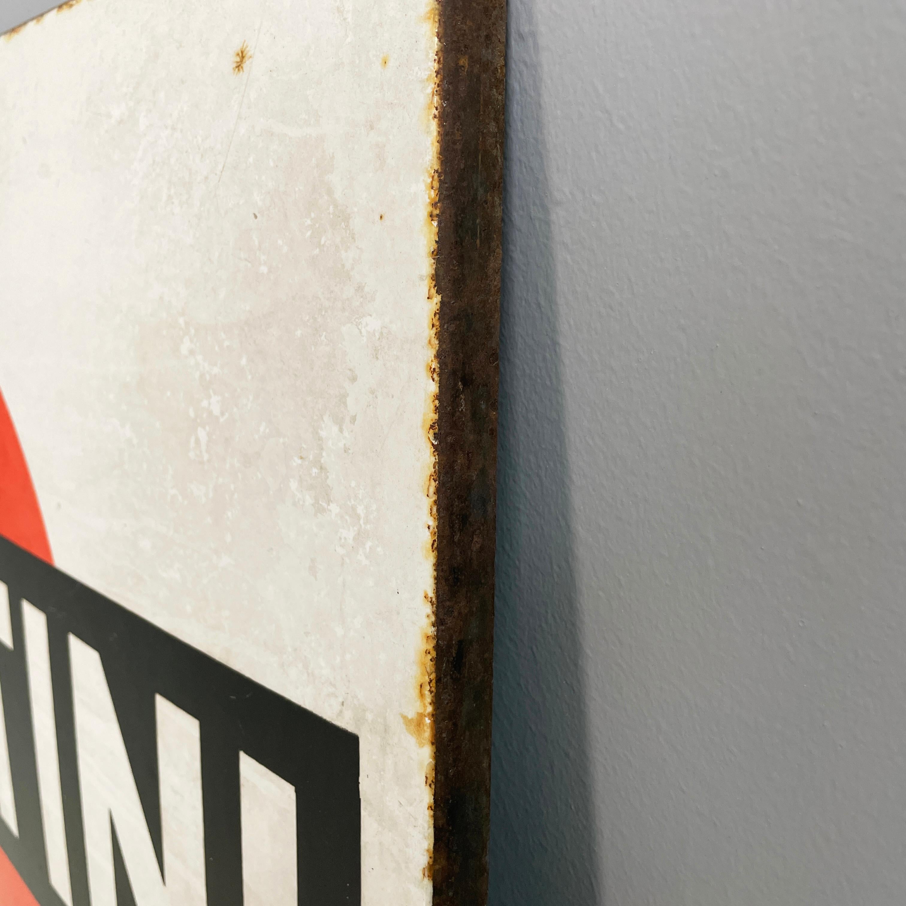 Italian modern Metal wall advertising sign of Martini Vermouth, 1960-1980s 10