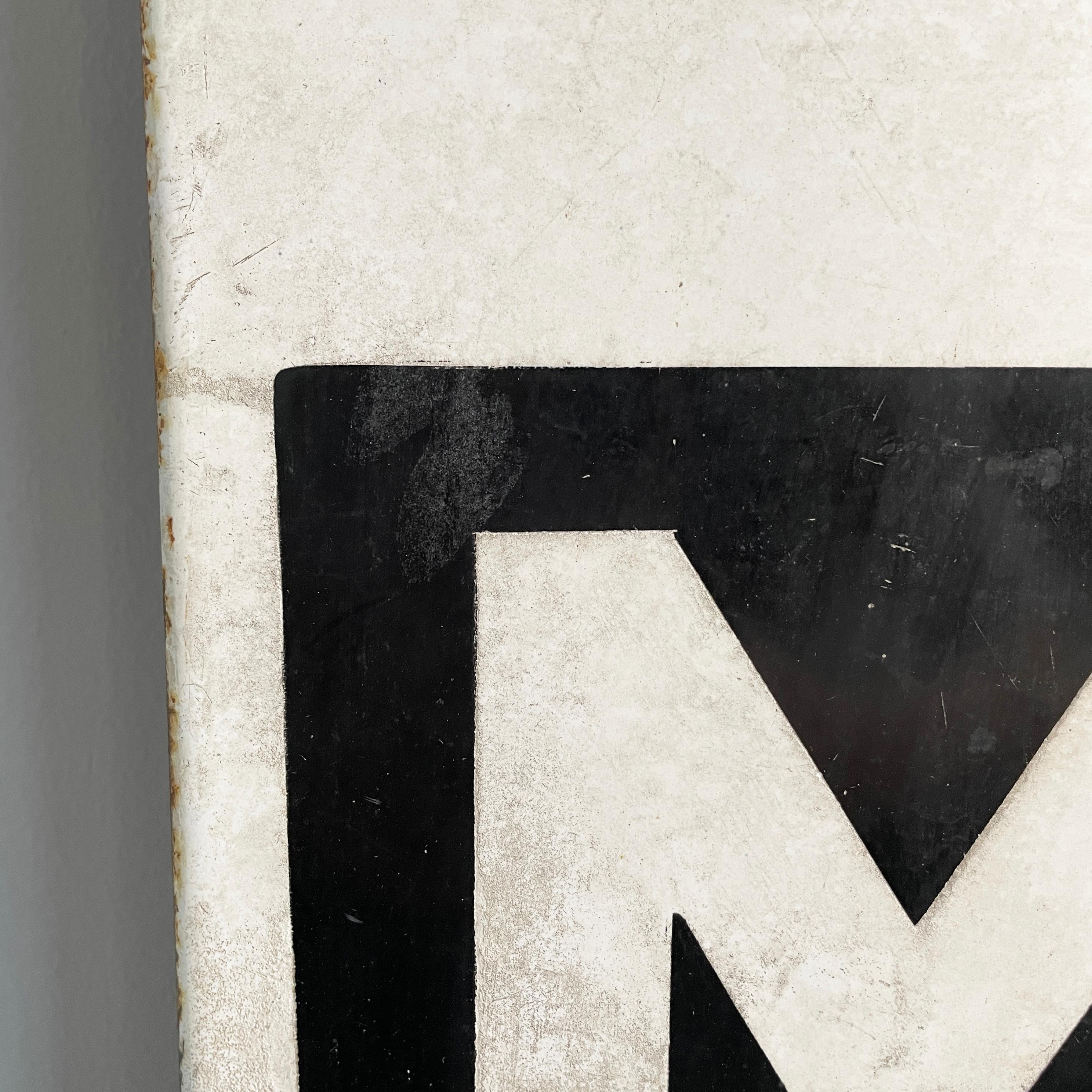 Italian modern Metal wall advertising sign of Martini Vermouth, 1960-1980s 2