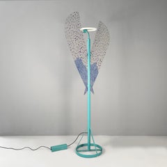 Lampada da terra italiana moderna “Metropolitan Archangel” in plexiglass di Ugo La Pietra, 1977