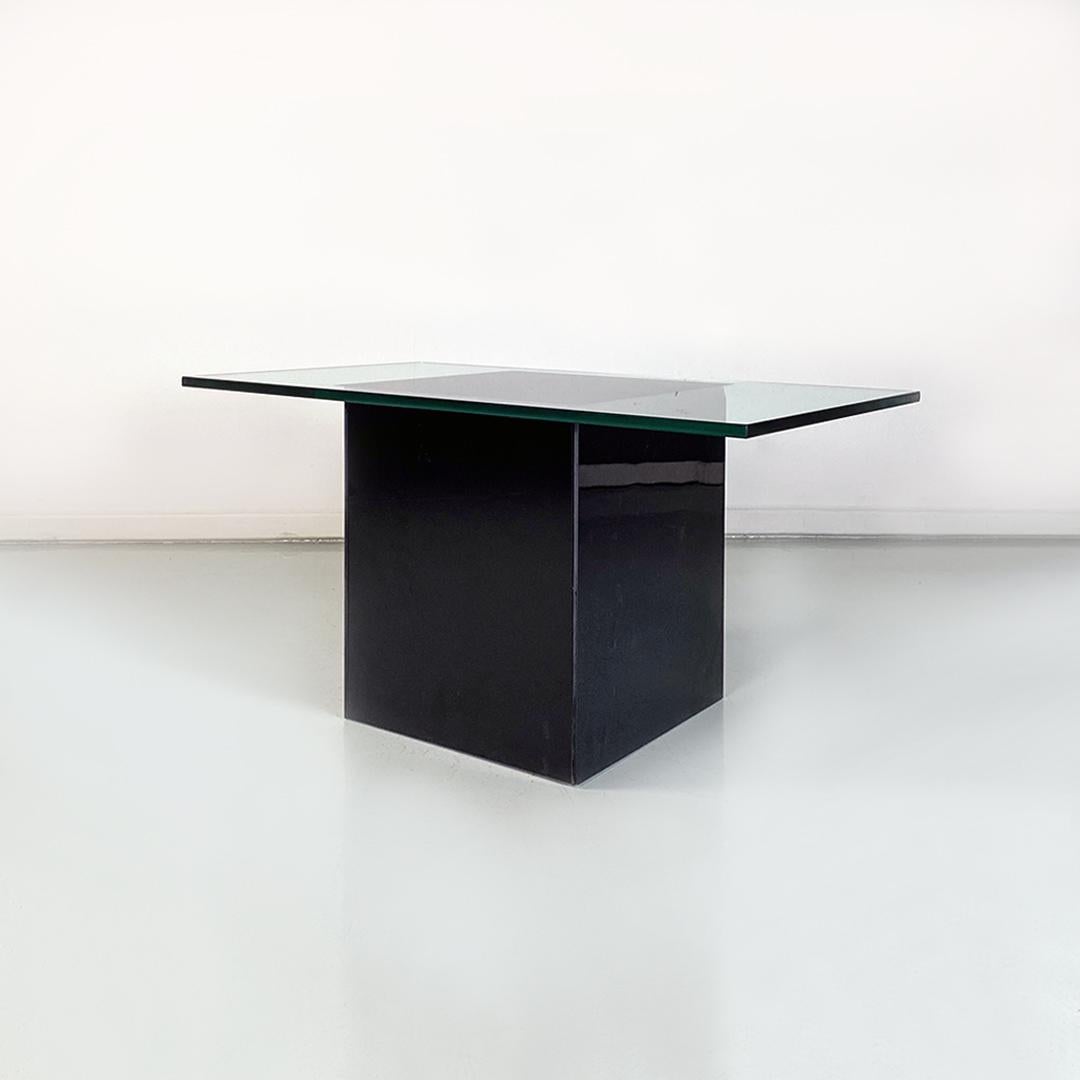 Italian Modern Mirrored Glass Blok Coffee Table by Nanda Vigo Fro Acerbis, 1970s In Good Condition In MIlano, IT