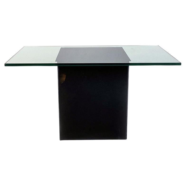 Italian Modern Mirrored Glass Blok Coffee Table by Nanda Vigo Fro Acerbis, 1970s