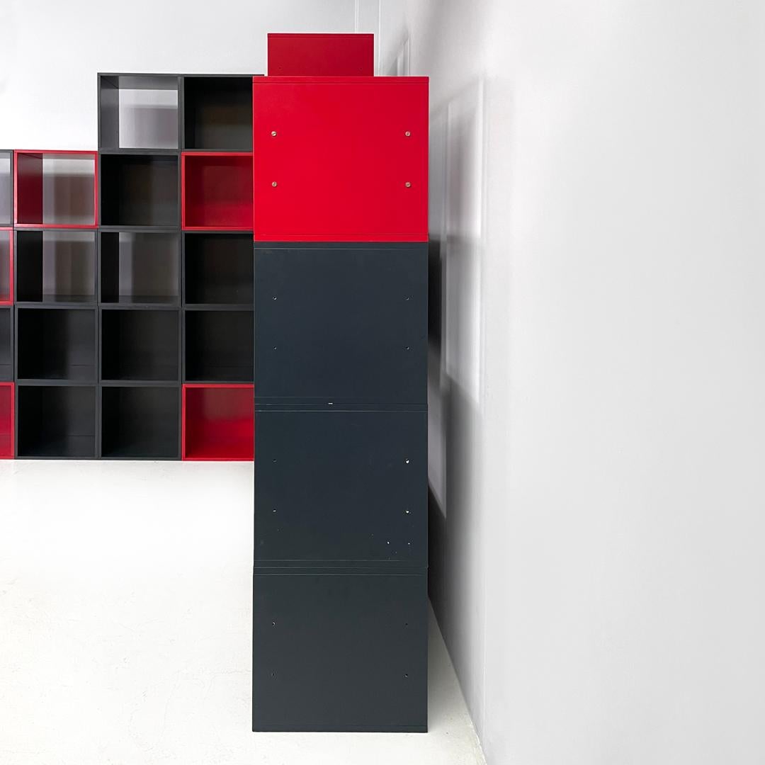 Bois Bibliothèque modulaire italienne Programma 1 Antonia Astori De Ponti Driade 1970 en vente