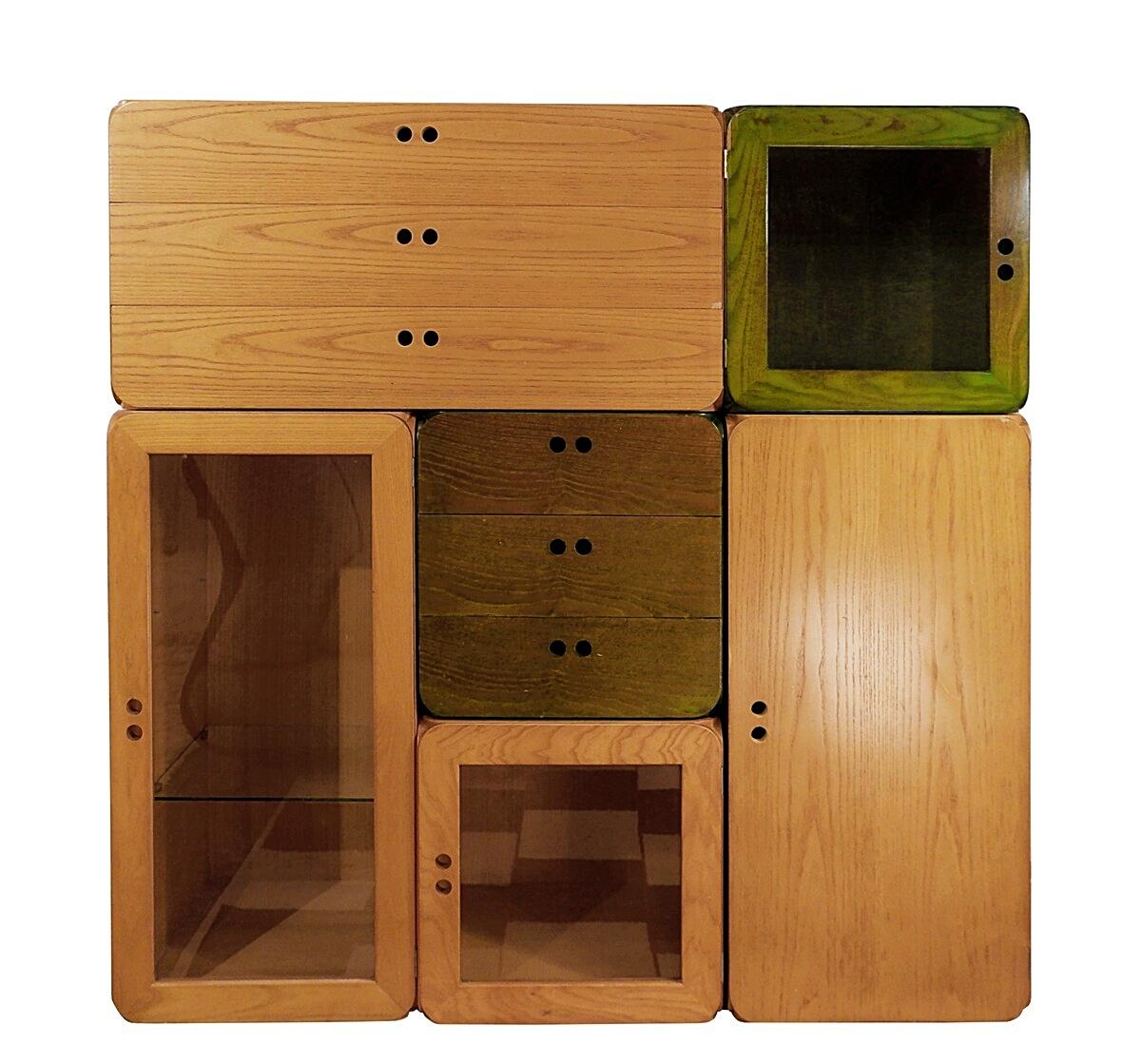 Parete attrezzata modulare del Mid Century Modern di derk Jan de Vries, anni '80
Dettagli del prodotto
Dimensioni   D:  38 cm (14.96