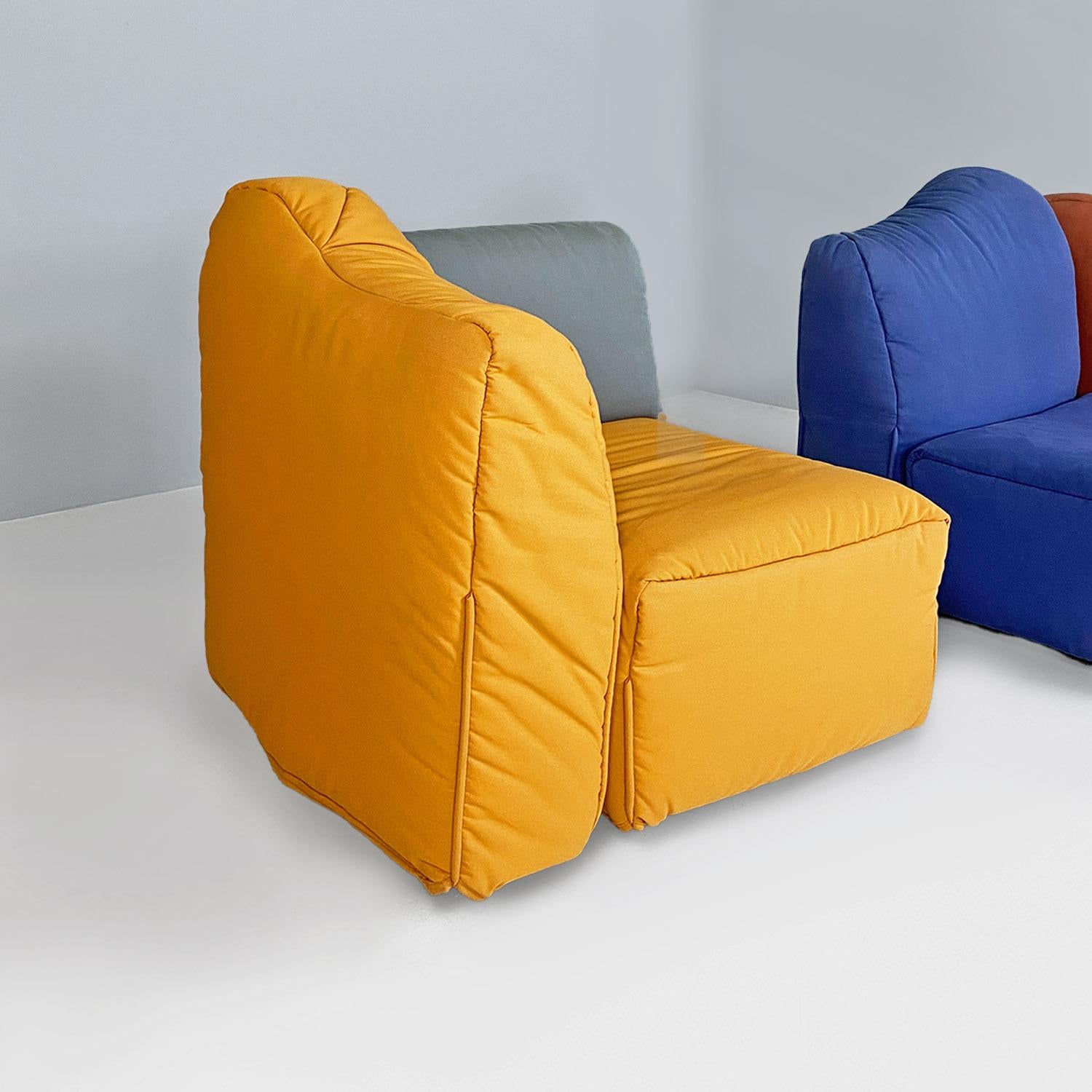 Italian modern modular Cannaregio sofa by Gaetano Pesce for Cassina, 1987 For Sale 1