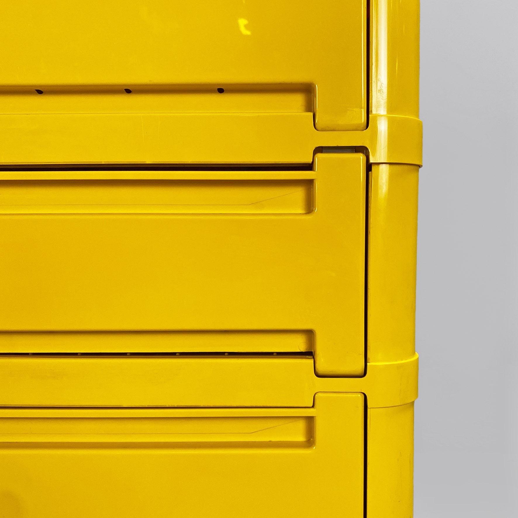 Commode modulaire moderne italienne 4964 par Olaf Von Bohr pour Kartell, 1970 4