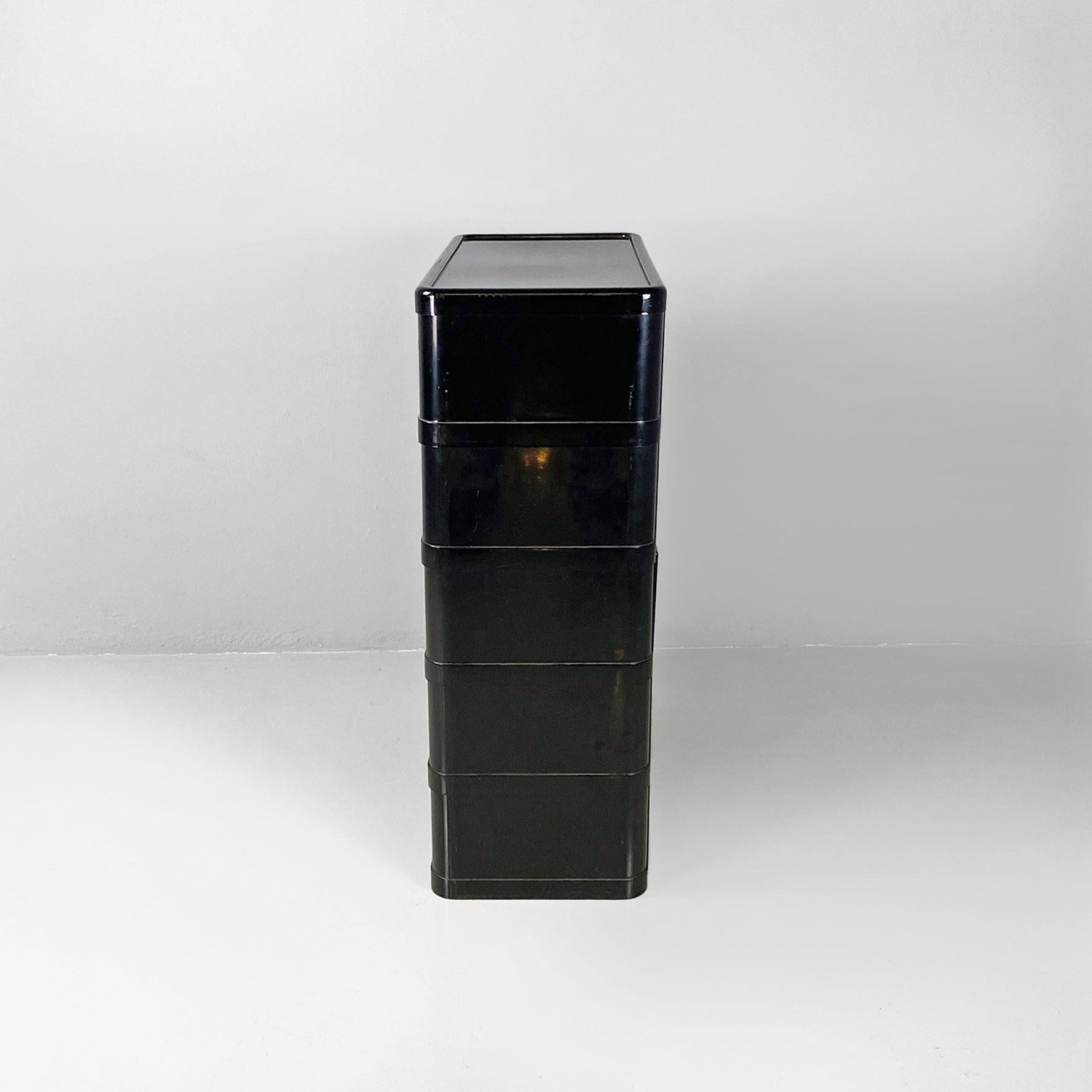 Italian modern modular chest of drawer 4964 by Olaf Von Bohr for Kartell, 1970s For Sale 10