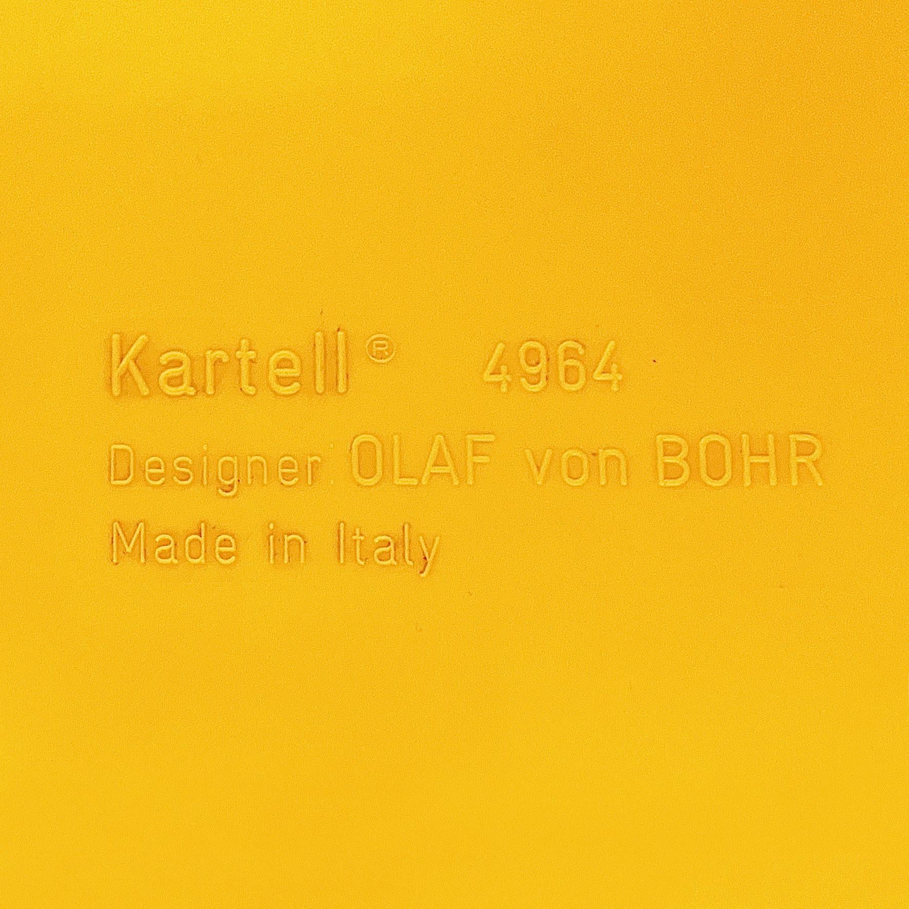 Commode modulaire moderne italienne 4964 par Olaf Von Bohr pour Kartell, 1970 11