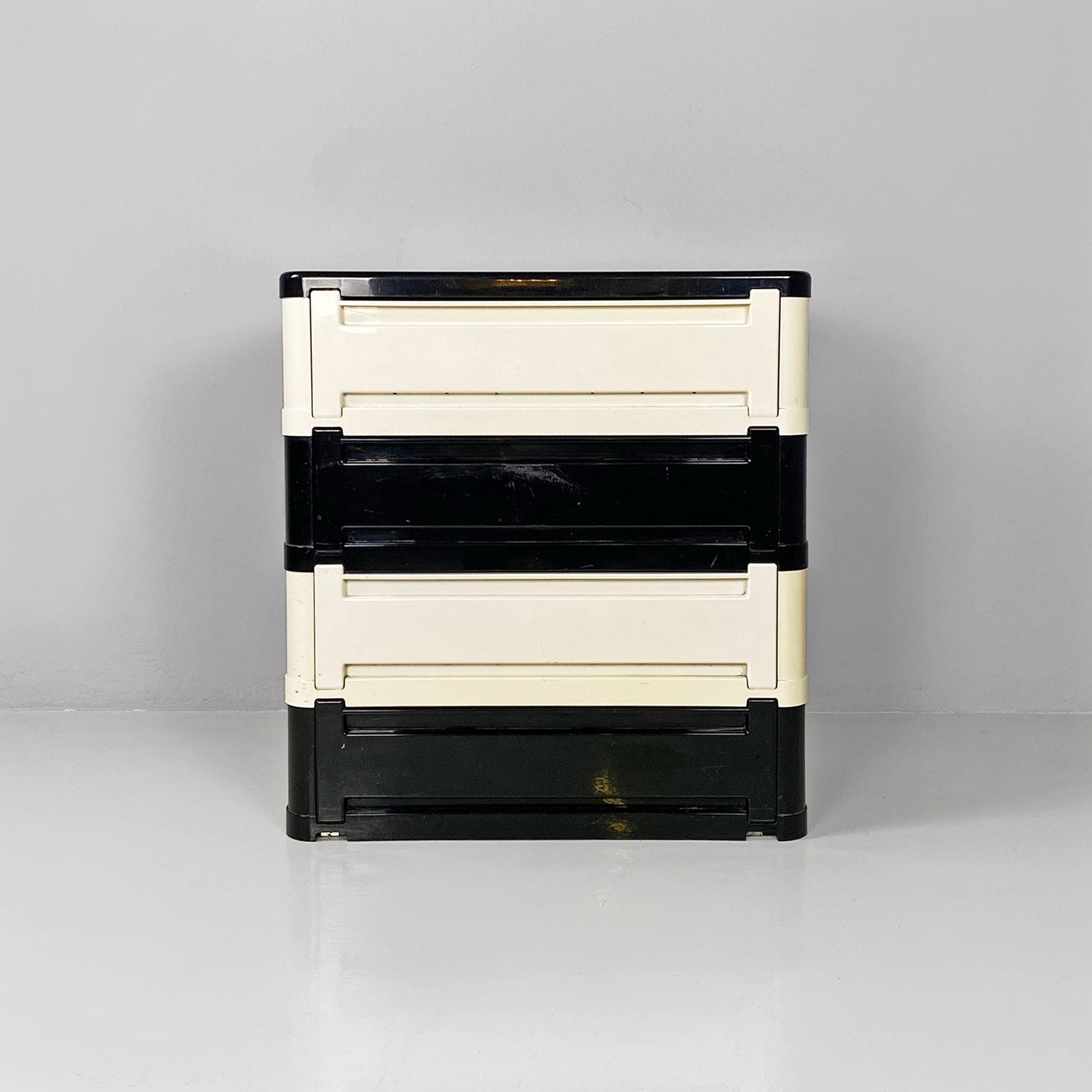 Modern Italian modern modular chest of drawer 4964 by Olaf Von Bohr for Kartell, 1970s