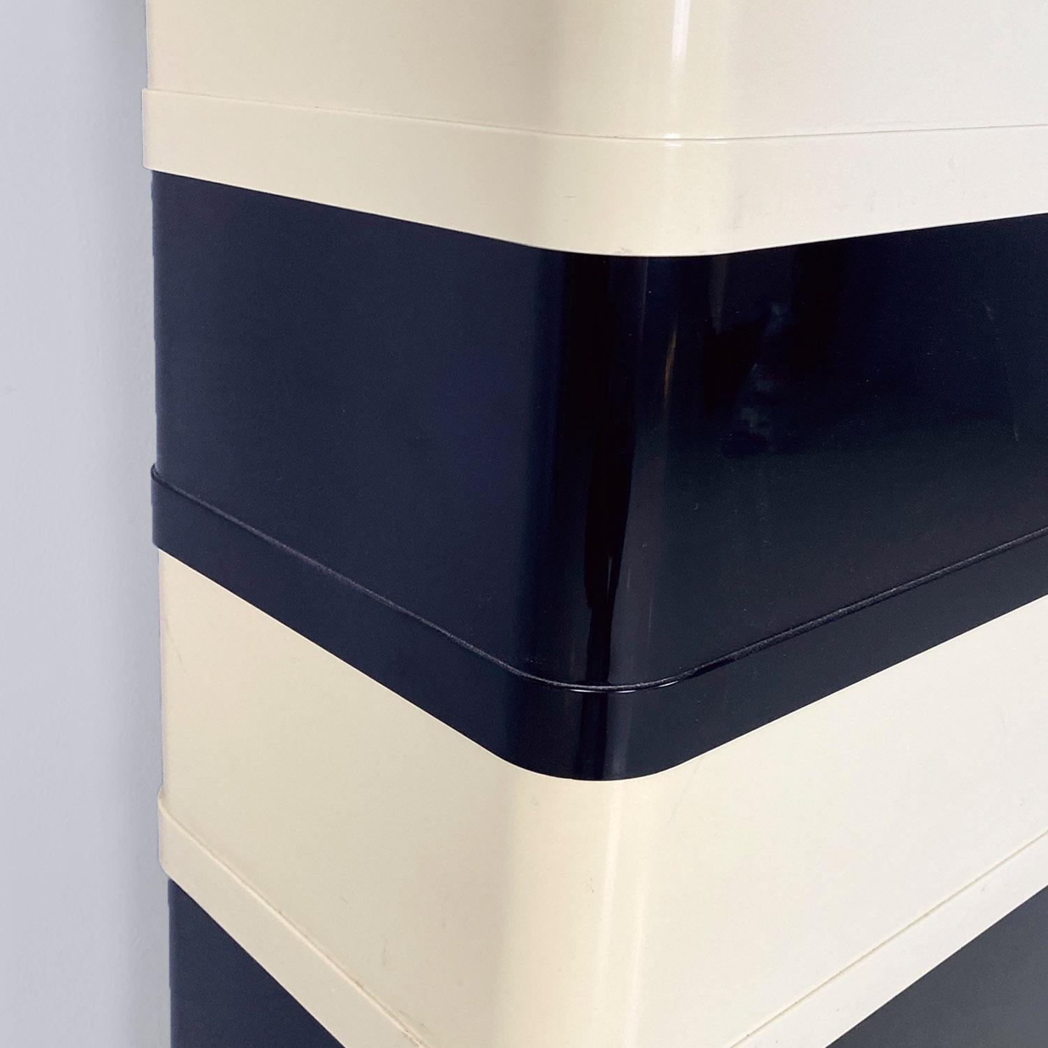 Italian modern modular chest of drawer 4964 by Olaf Von Bohr for Kartell, 1970s 3