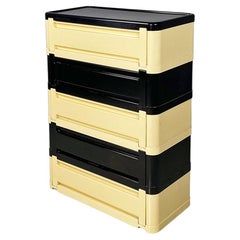 Italian modern modular chest of drawer 4964 by Olaf Von Bohr for Kartell, 1970s