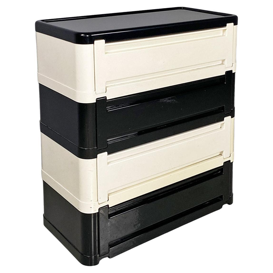 Italian modern modular chest of drawer 4964 by Olaf Von Bohr for Kartell, 1970s