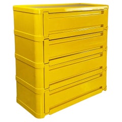 Italian modern modular chest of drawer 4964 by Olaf Von Bohr for Kartell, 1970s