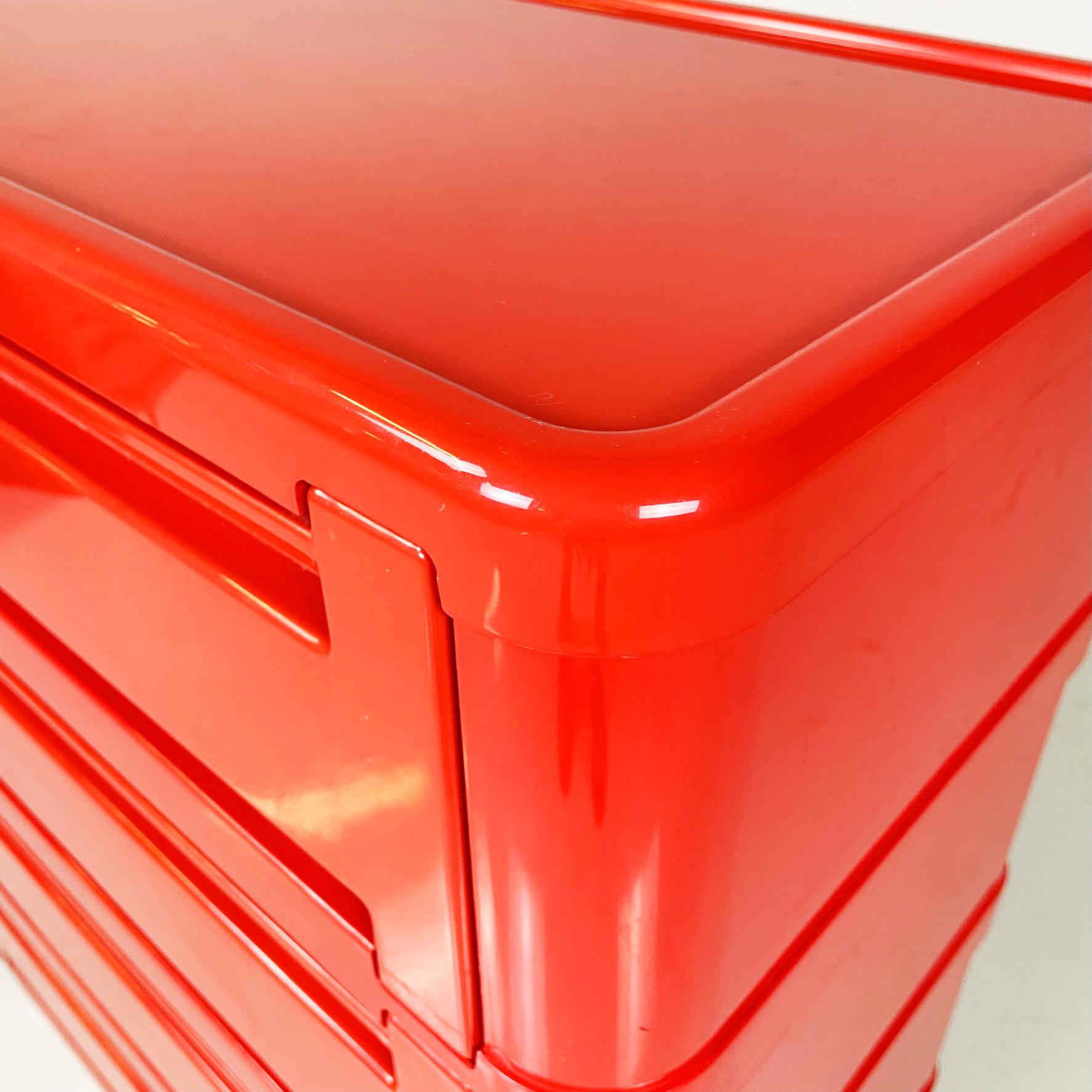 Italian Modern Modular Chest of Drawers 4964 by Olaf von Bohr for Kartell, 1970s 6