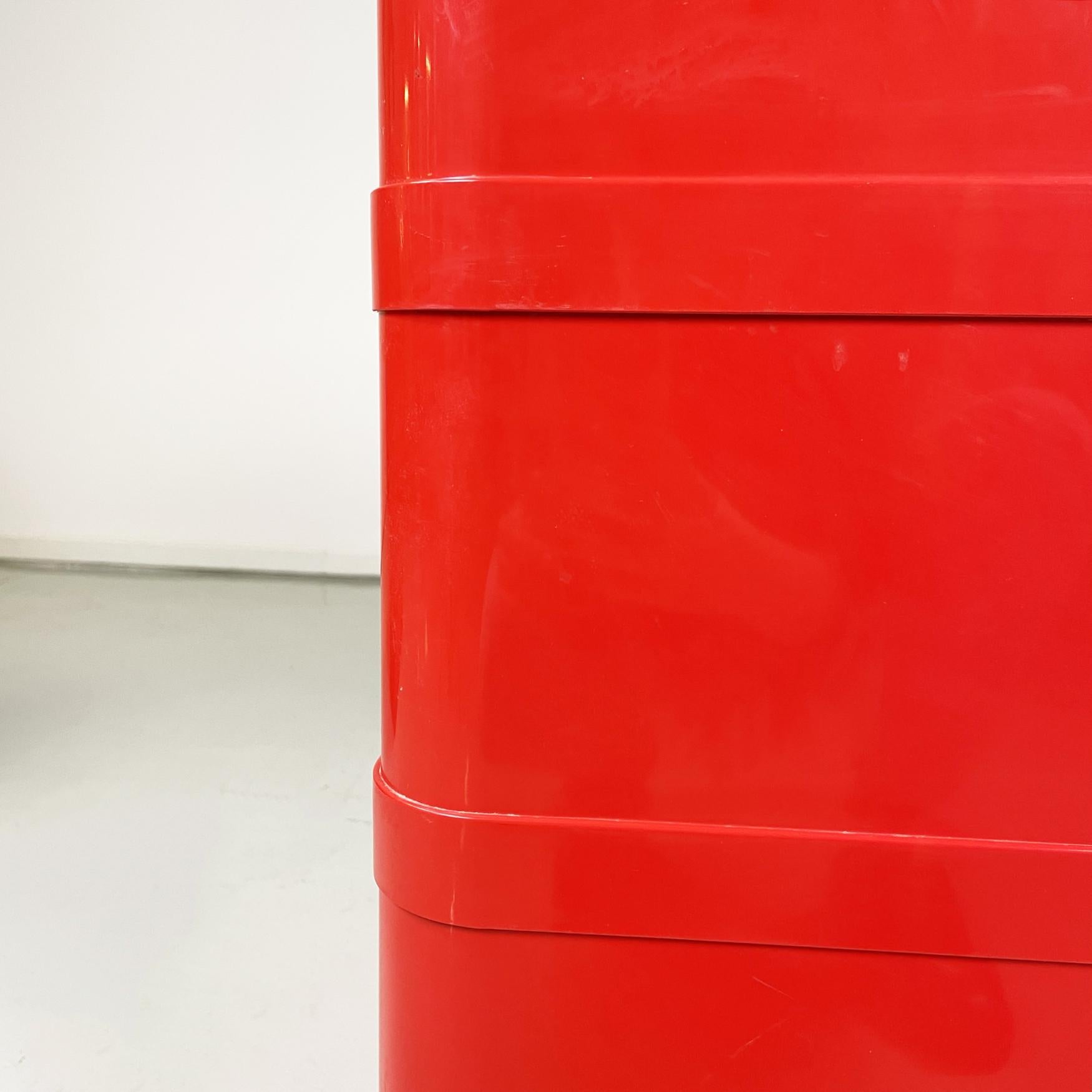 Italian Modern Modular Chest of Drawers 4964 by Olaf von Bohr for Kartell, 1970s 9