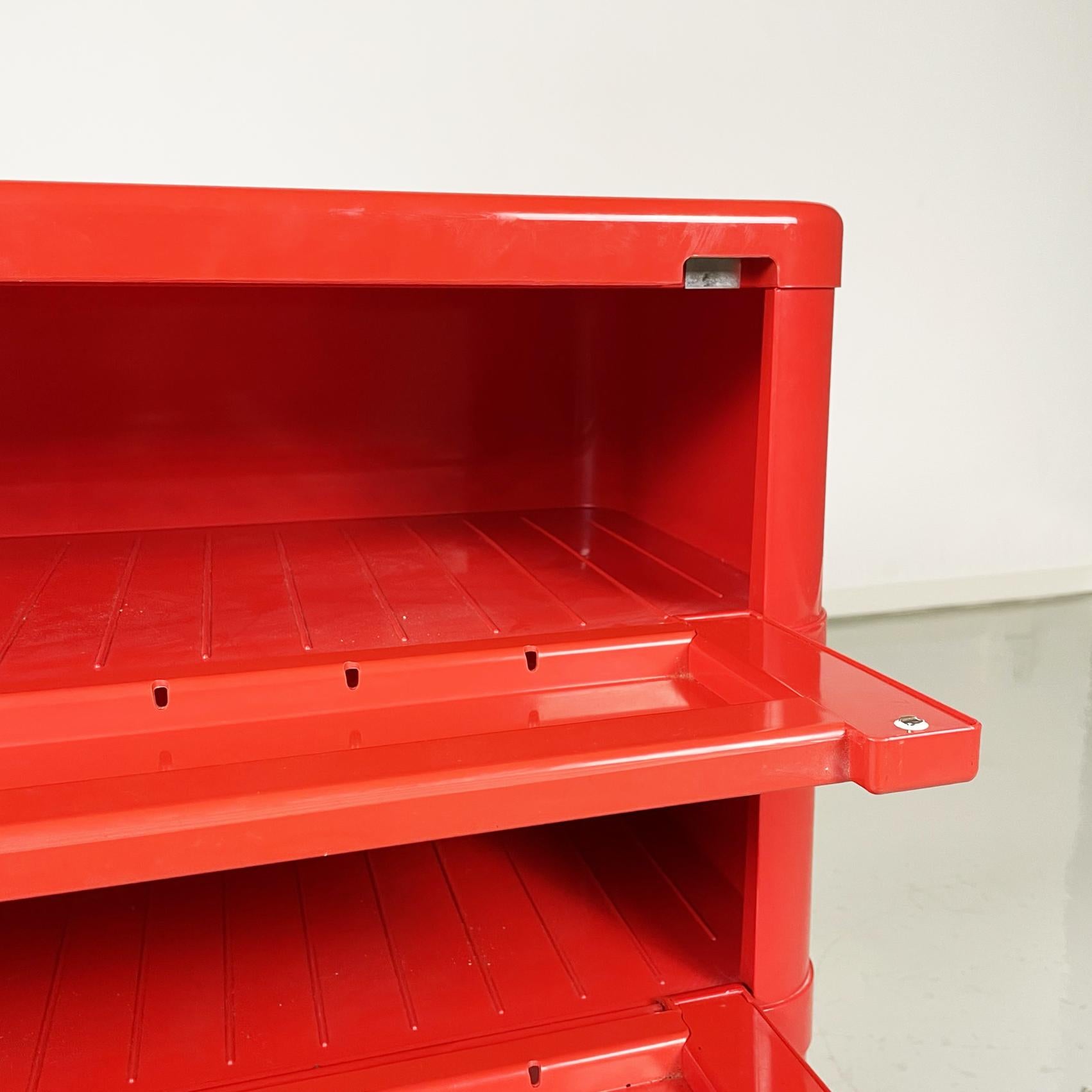 Italian Modern Modular Chest of Drawers 4964 by Olaf von Bohr for Kartell, 1970s 3
