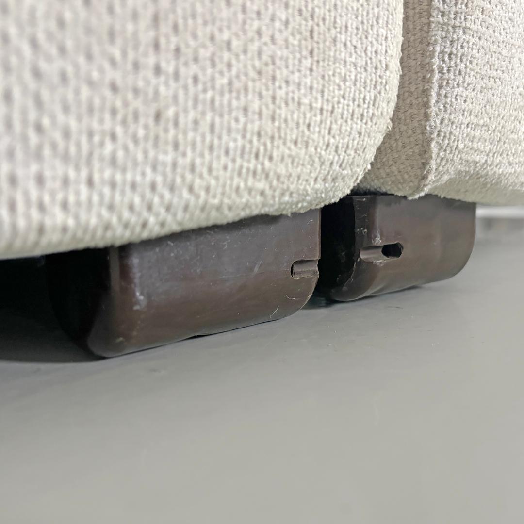 Italian modern modular white sofa Erasmo by Afra and Tobia Scarpa for B&B, 1970s For Sale 14