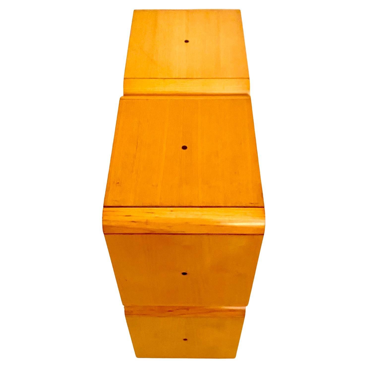 Other Italian Modern Modular Wood Bookcase, Carlo De Carli for FIARM, Italy 1970 's