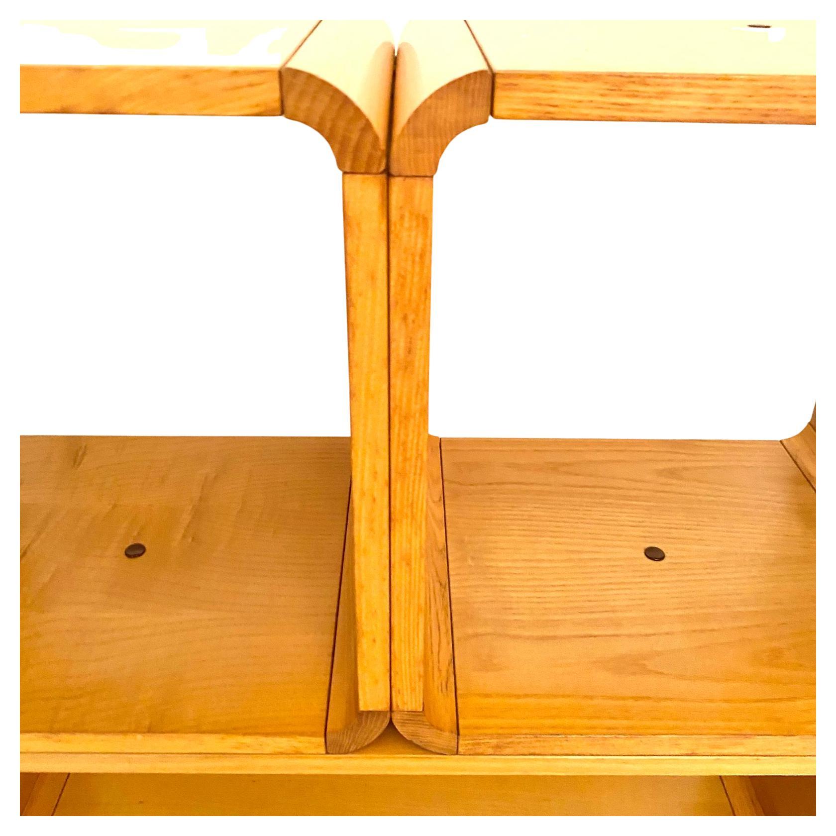 Italian Modern Modular Wood Bookcase, Carlo De Carli for FIARM, Italy 1970 's 2