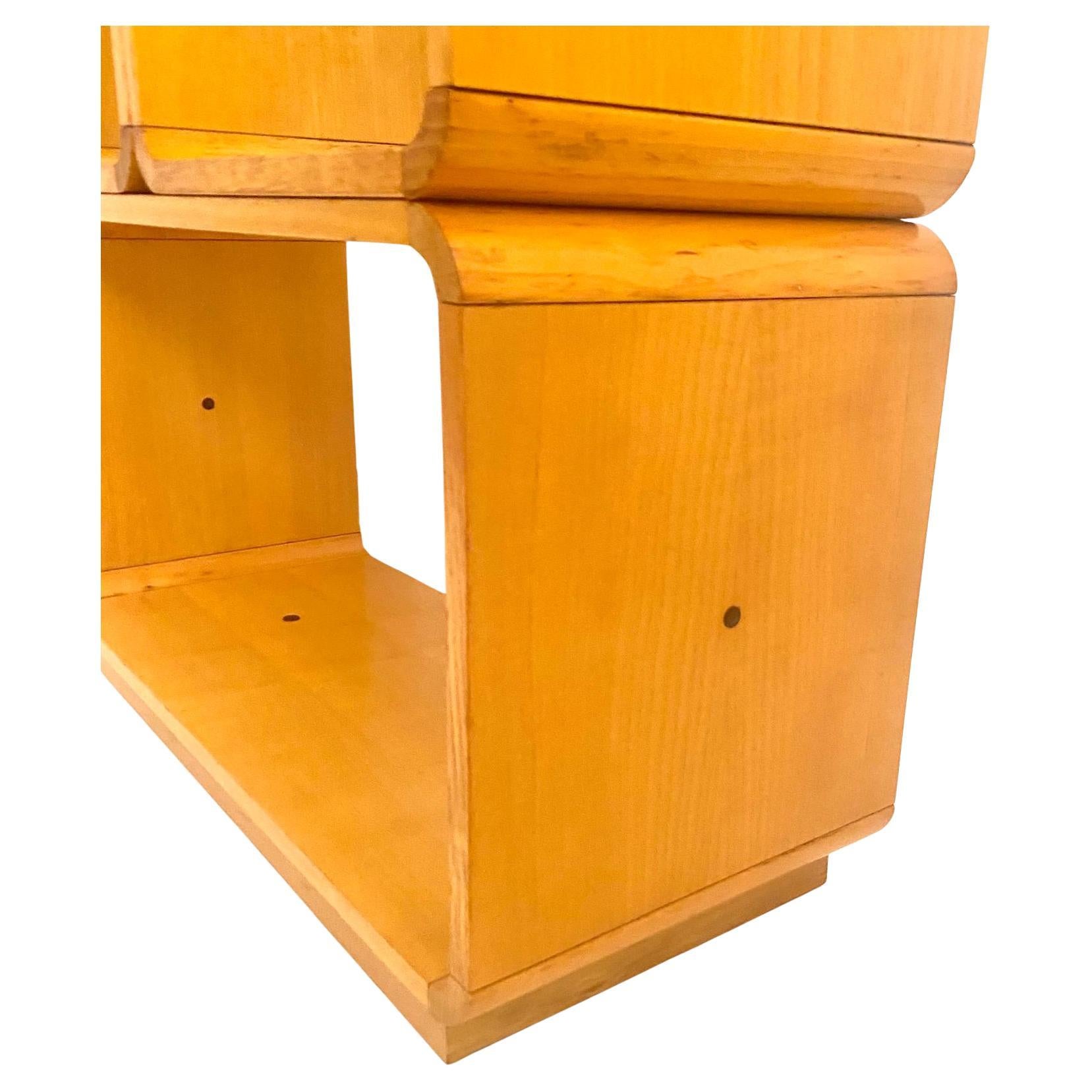 Italian Modern Modular Wood Bookcase, Carlo De Carli for FIARM, Italy 1970 's 3