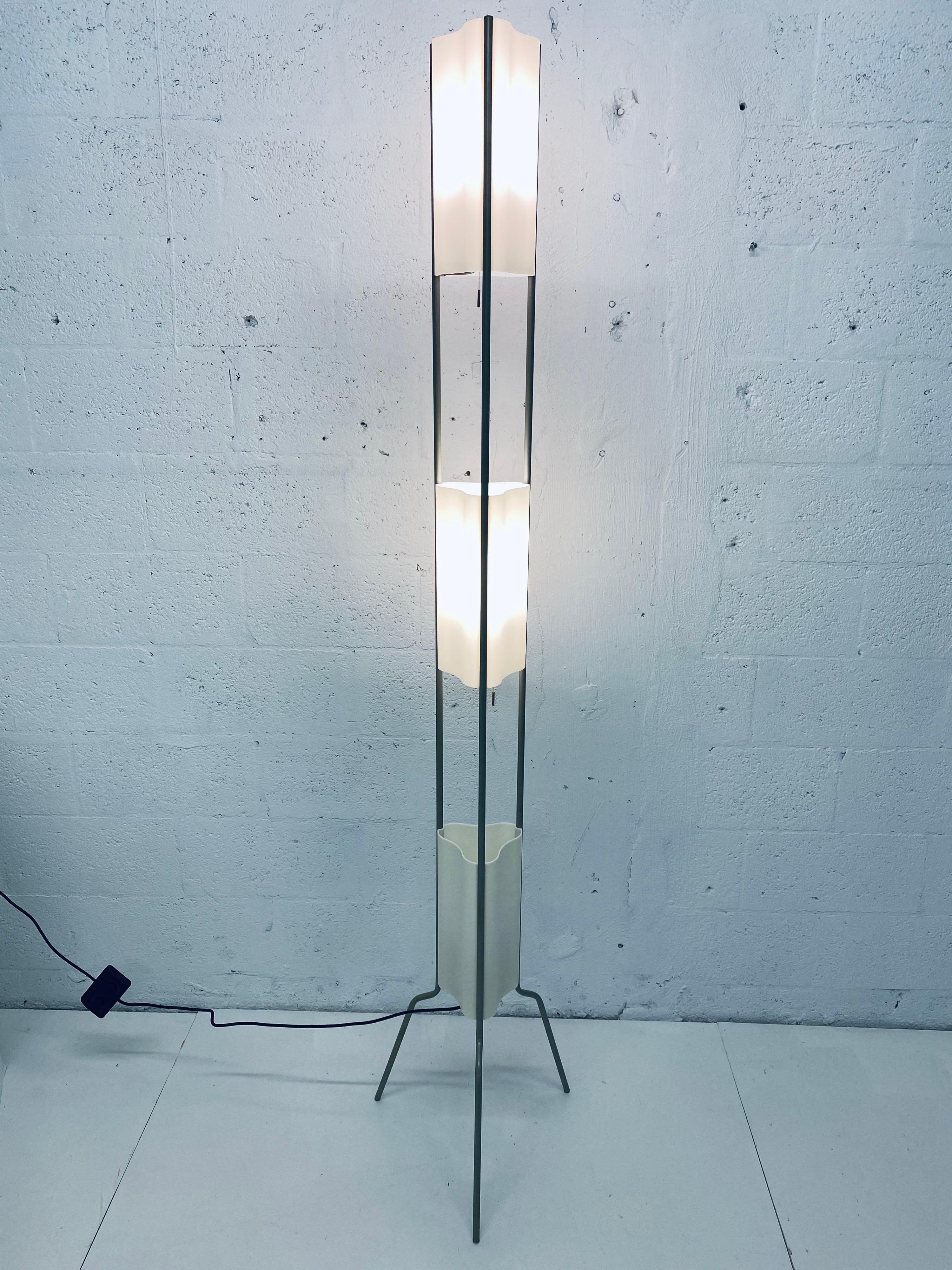 Italian Modern Molded Plastic Floor Lamp, 1980s 4