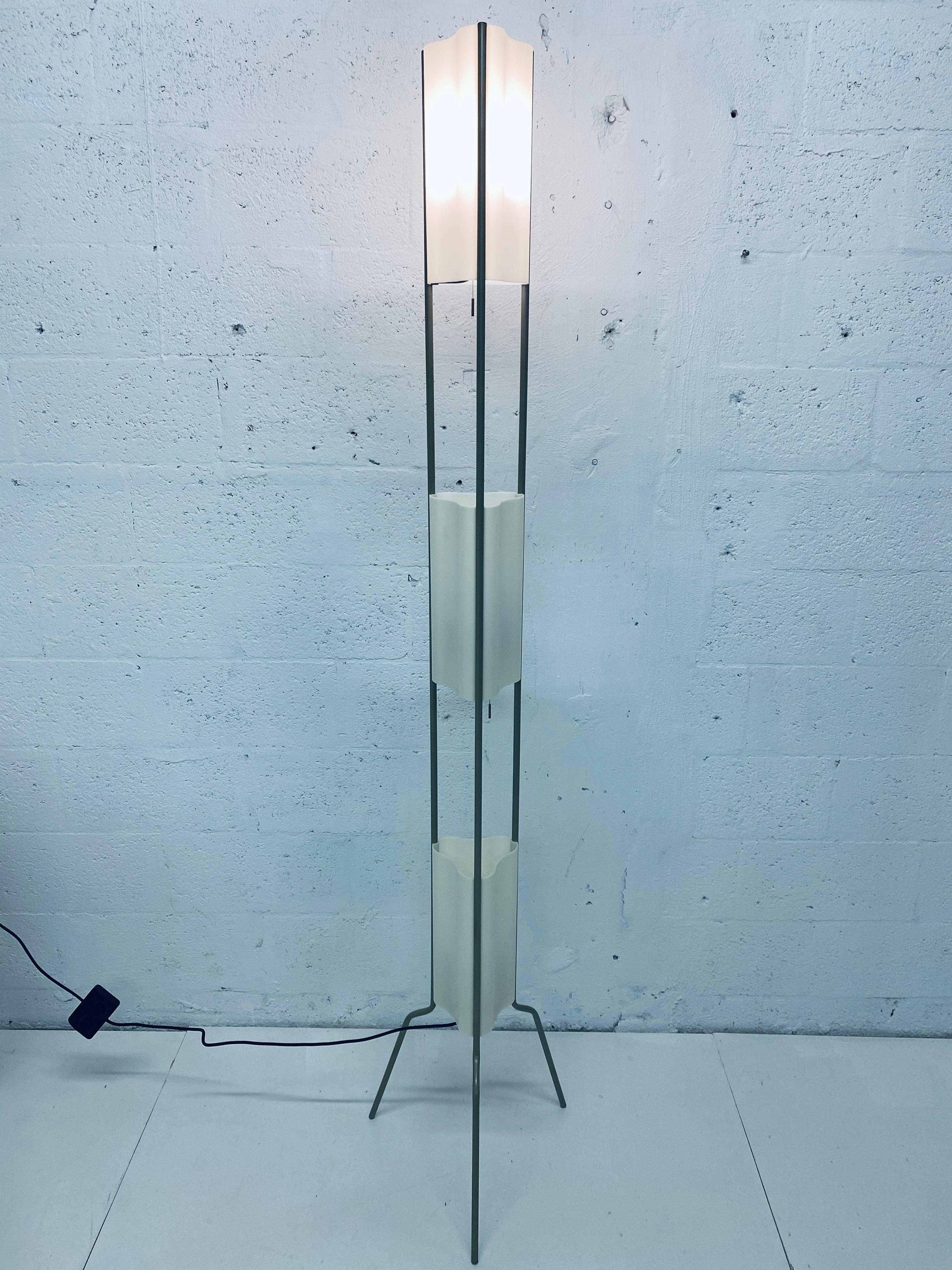 Italian Modern Molded Plastic Floor Lamp, 1980s 3
