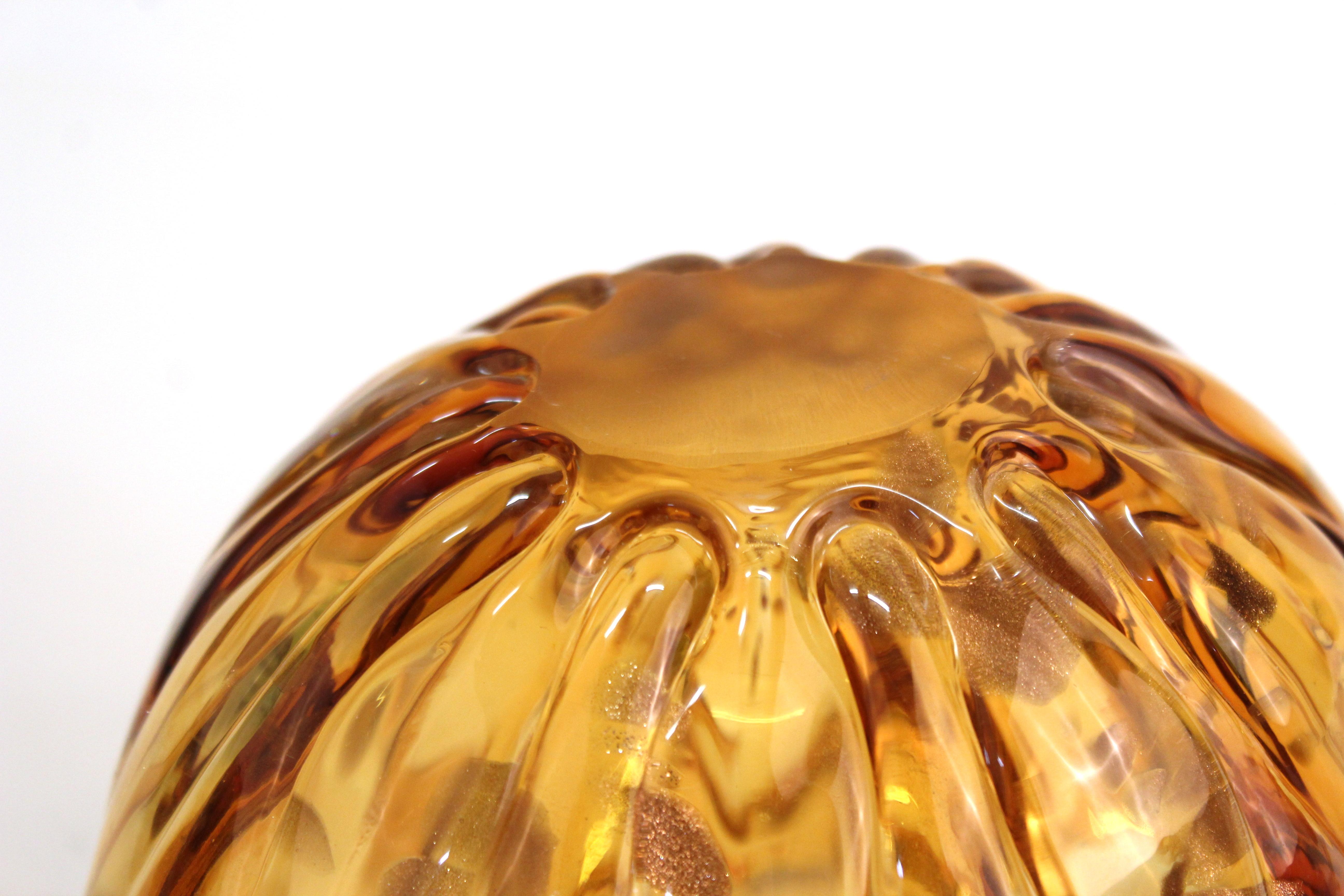 Italian Modern Murano Art Glass Conch Shell 5