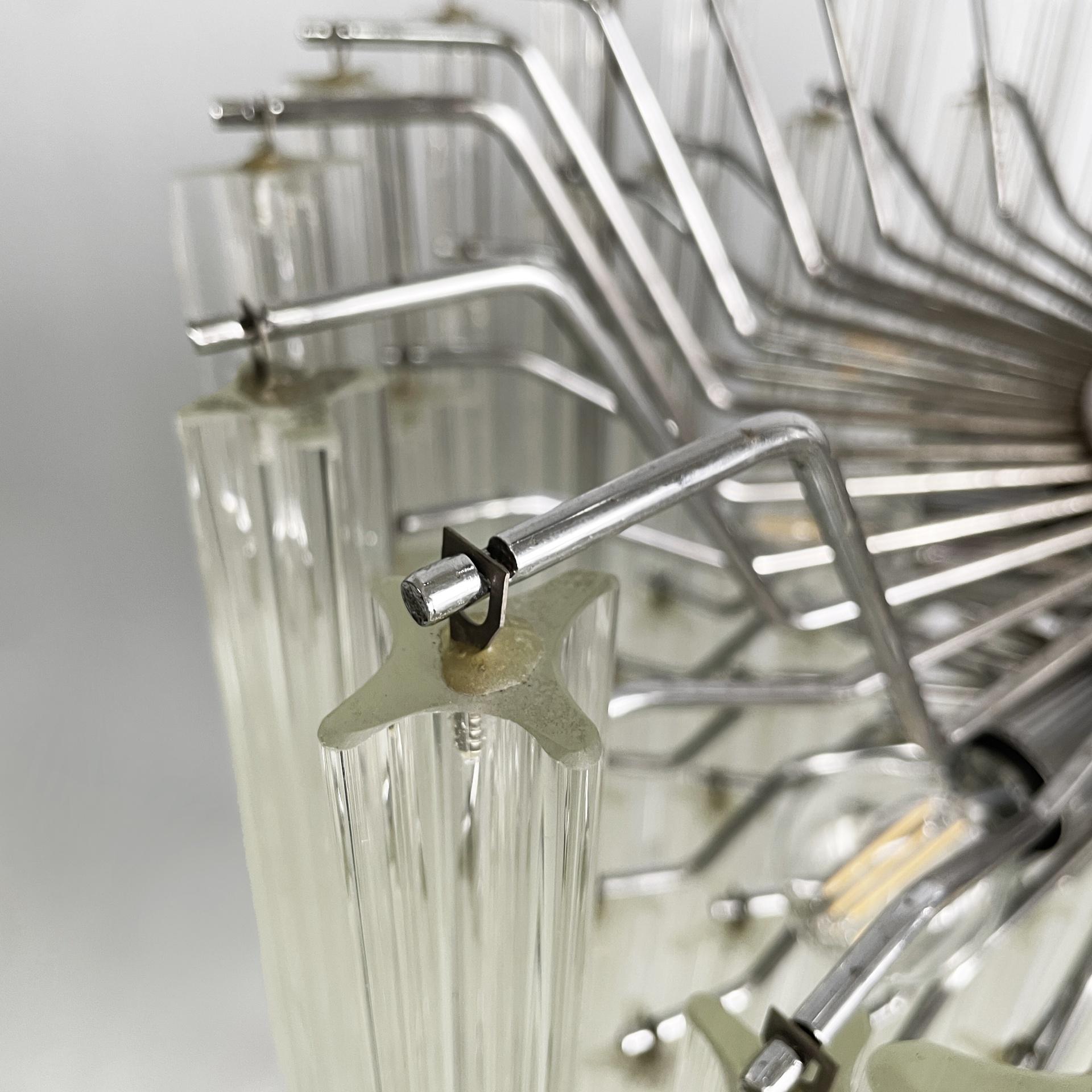 Lampadario moderno italiano in vetro di Murano Due, anni '70 in vendita 6